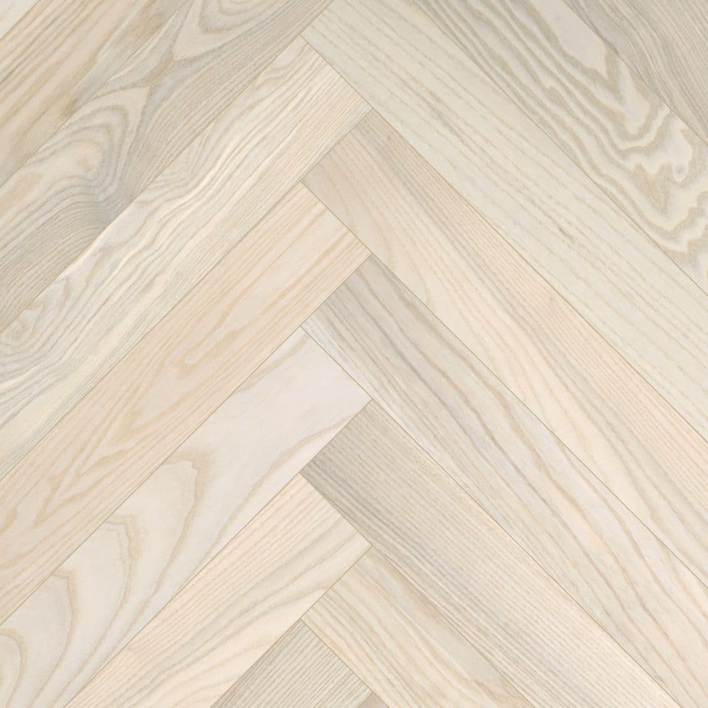 EstaParket Herringbone Ash Elegant Nordic Extra Matt Lacquered Gloss 5%