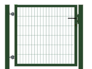 KÄYNTIPORTTI STRONG RAL6005, LEVEYS ~ 1000 MM