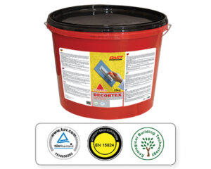 DAST Decortex silikonihartsipinnoite valkoinen 1,5/1mm 25kg