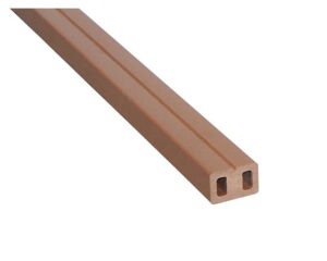 Resysta komposiit LKR38.25 õõnesprofiil 38mm x 25mm töötlemata