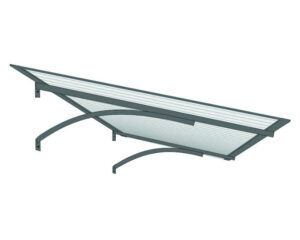 Canopy STARKEDACH T-160, light gray, 160x100x30cm