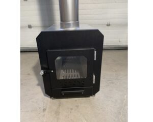 External stove 40 kw (rear connection)