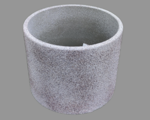 Betoninen roskakori FB010 KARLA M kiviviimeistelyllä