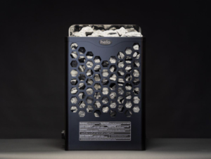 Helo sähkökiuas Hanko 80 D musta