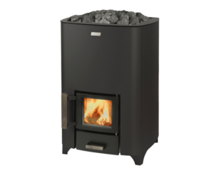 Narvi wood burning heater NC 16 black 8-16 m³