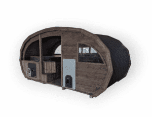 Sauna and hot tub 5 m /2.4 m