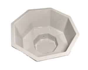 1.8m 8-corner terrace set with fiberglass insert and outdoor stove