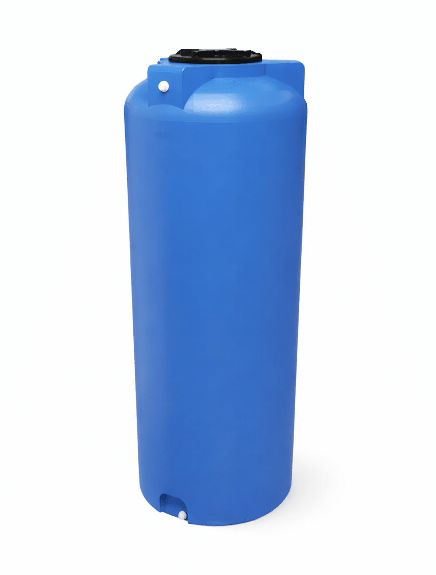 Plastic water storage tank, vertical 1000L