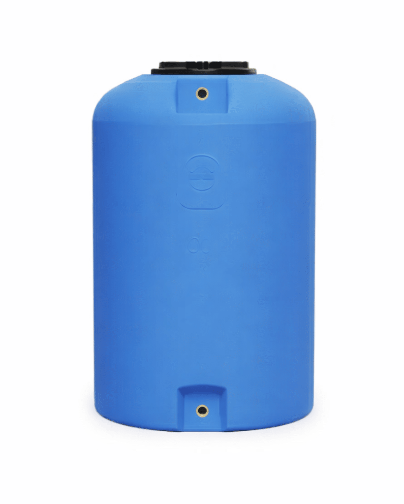 Plastic water storage tank, vertical – 100L