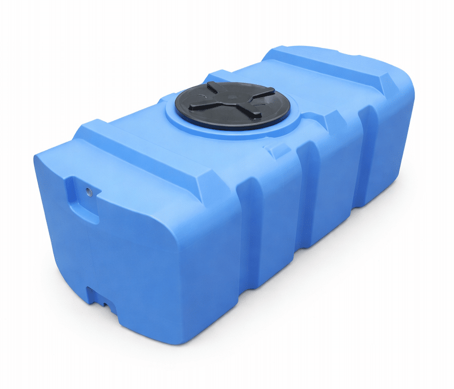 Rectangular water storage tank, horizontal 500L