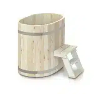 Puinen kylmäallas kahdelle henkilölle 1,3×0,85 m