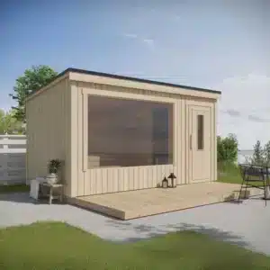 “Aada L” sauna, assembled and insulated, 4.4 x 2.2m