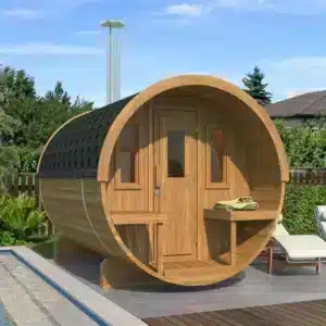 “Ehala 250” tünnisaun – 2.5m, termopuidust, välise istumisalaga