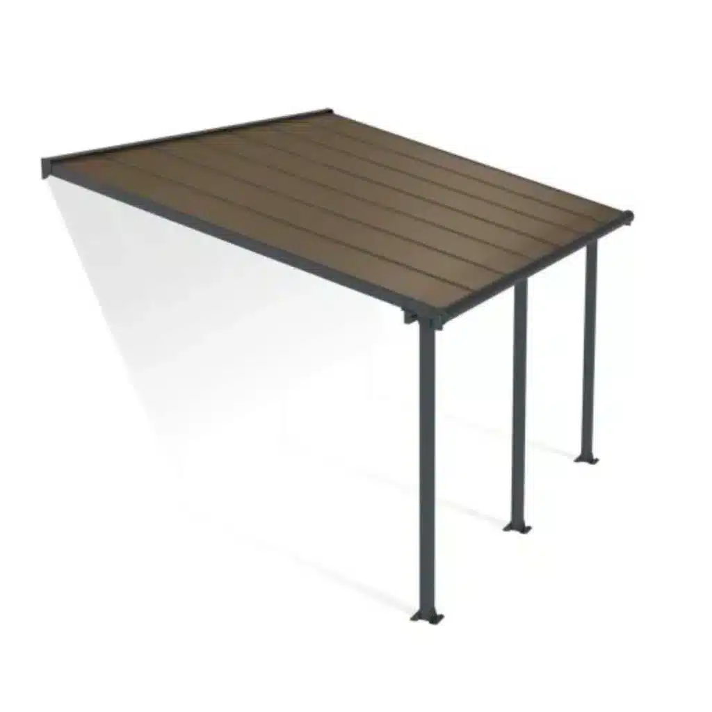 Terrace canopy Palram-Canopia Olympia, 3×4.25m, grey/bronze