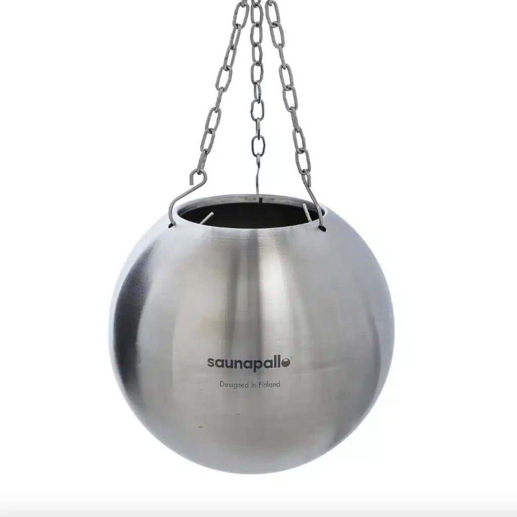 Saunapallo harjattu teräs