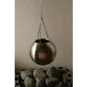 Saunapallo saunaball brushed metal