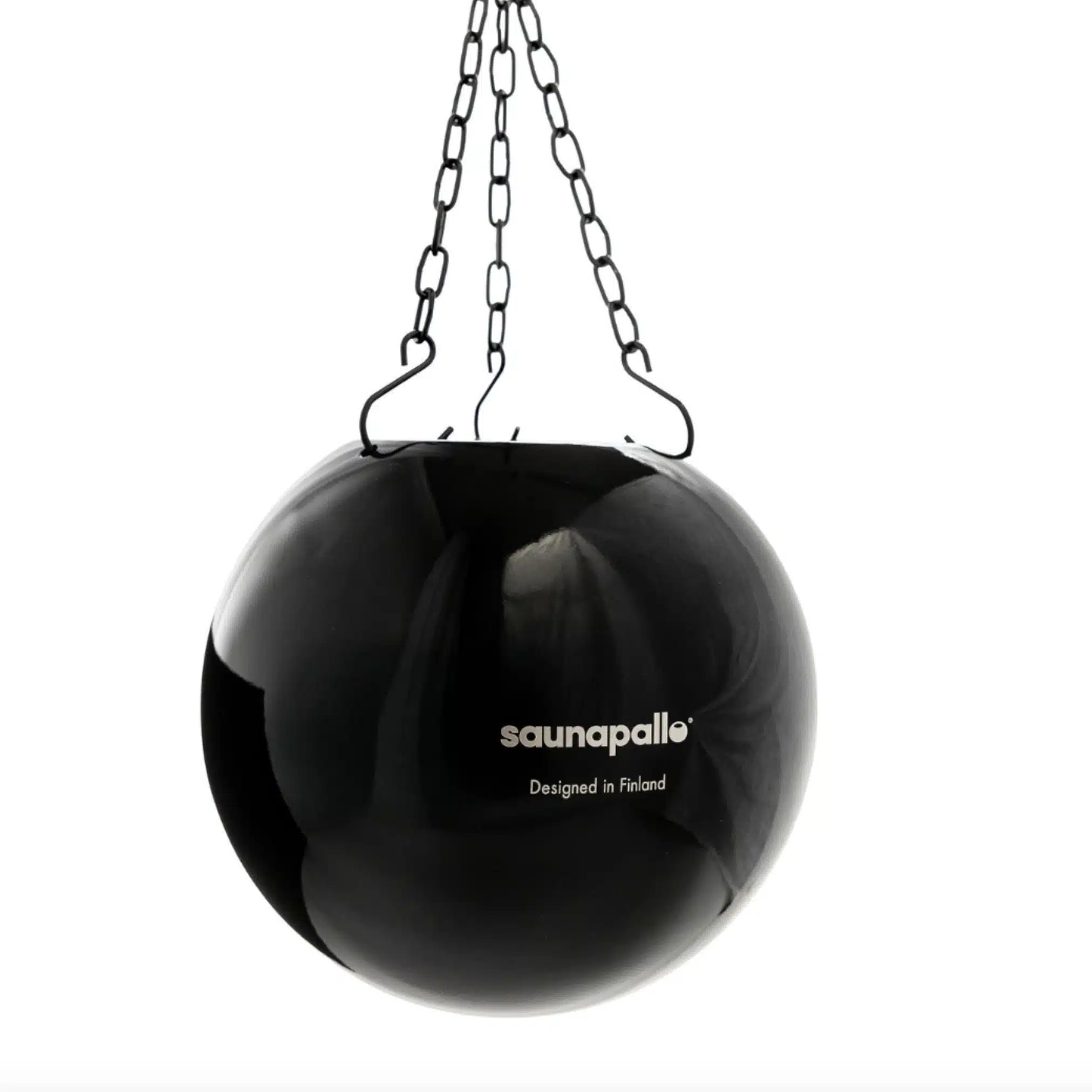 Saunapallo saunaball shiny black
