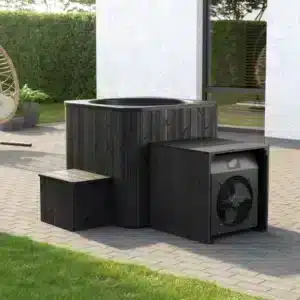 Kylmävesiallas “Icon Icetub” veden jäähdytin-lämmittimellä, black edition