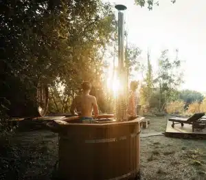 How a hot tub helps against muscle tension and stress