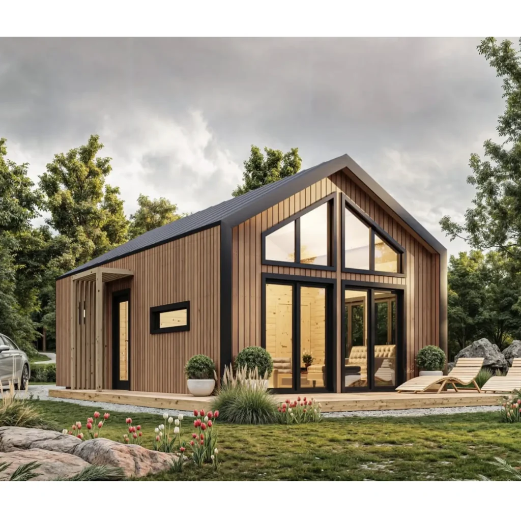 Insulated tiny house with loft Solari 5.09 × 8.59 m