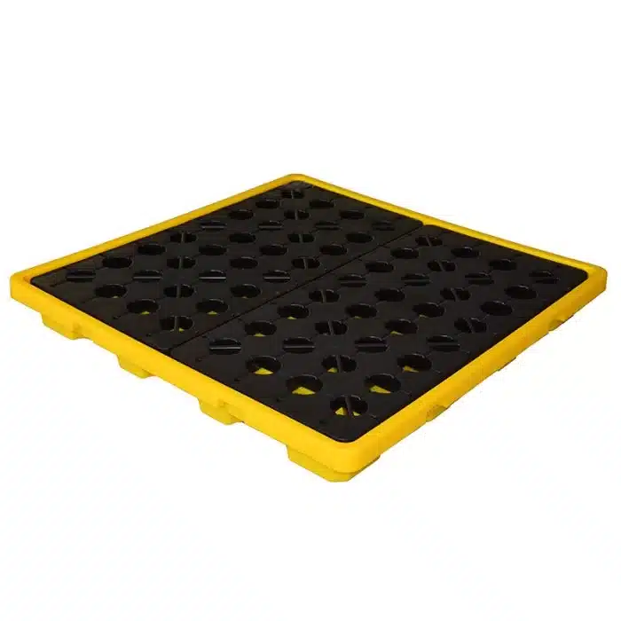 Bunded workfloor BF BIG — for 4 drums or 1 IBC container