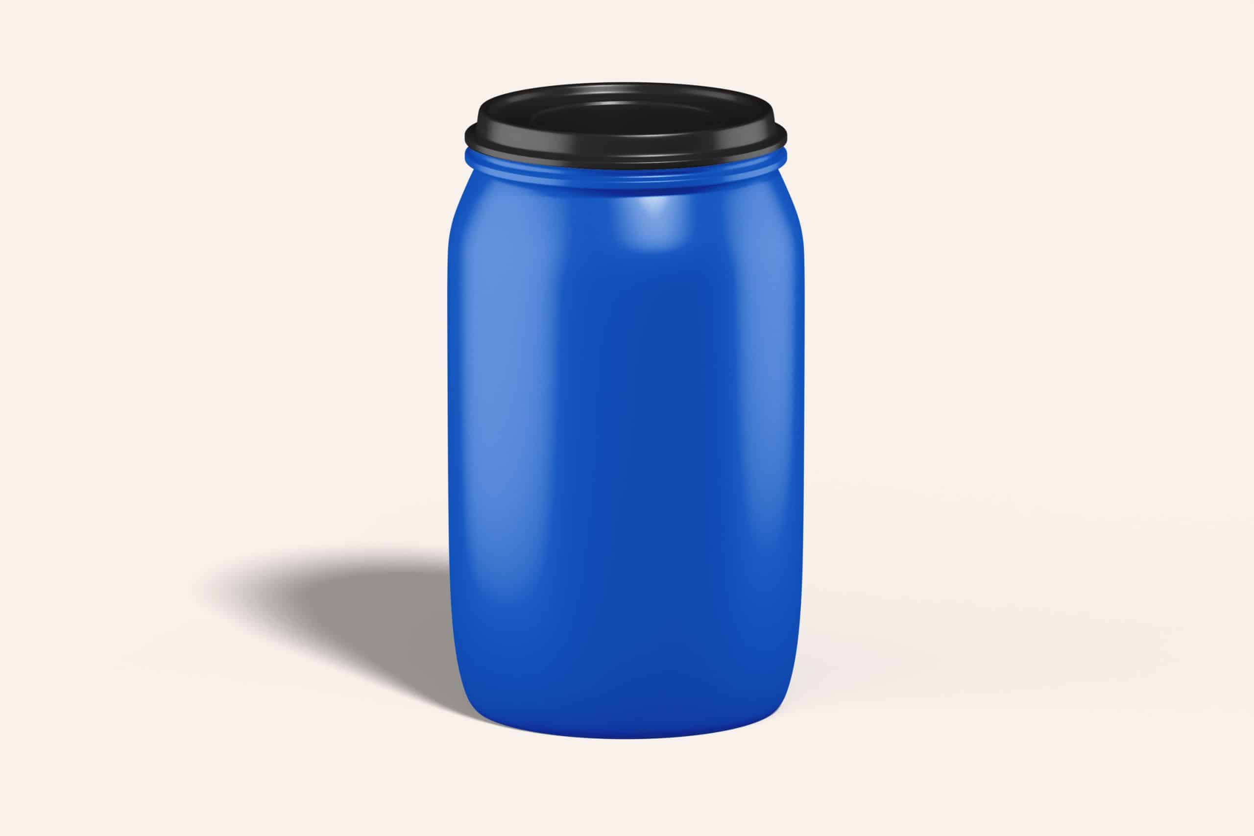 Plastic drum with lid 220 L