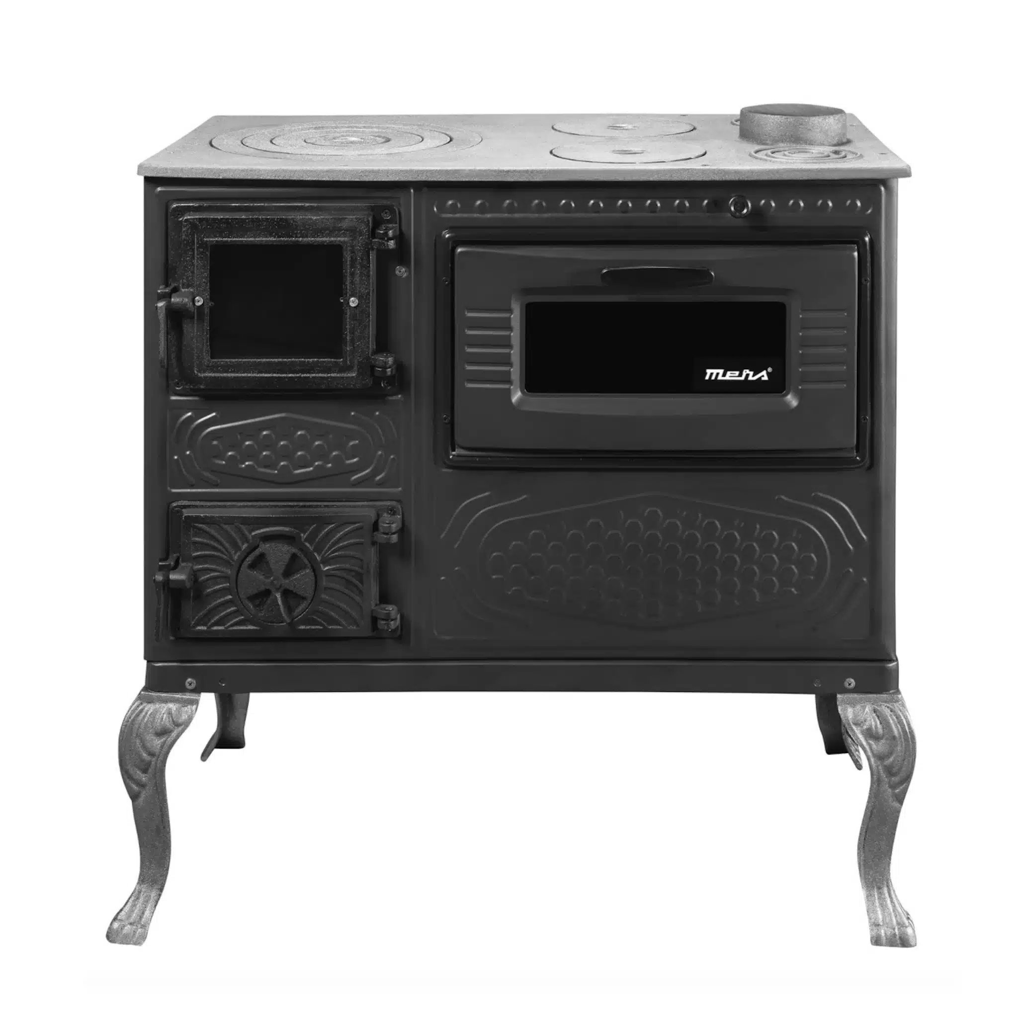 Mers cooking stove TK-502 matte black&glass