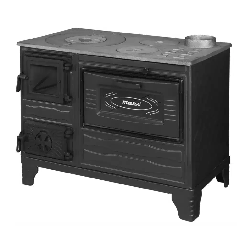 Mers stove TK-202 matte black&glass