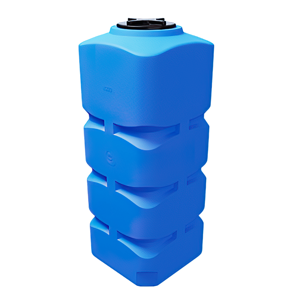Rectangular water storage tank, vertical – 1000L