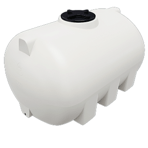 Plastic storage tank, horizontal 2000L