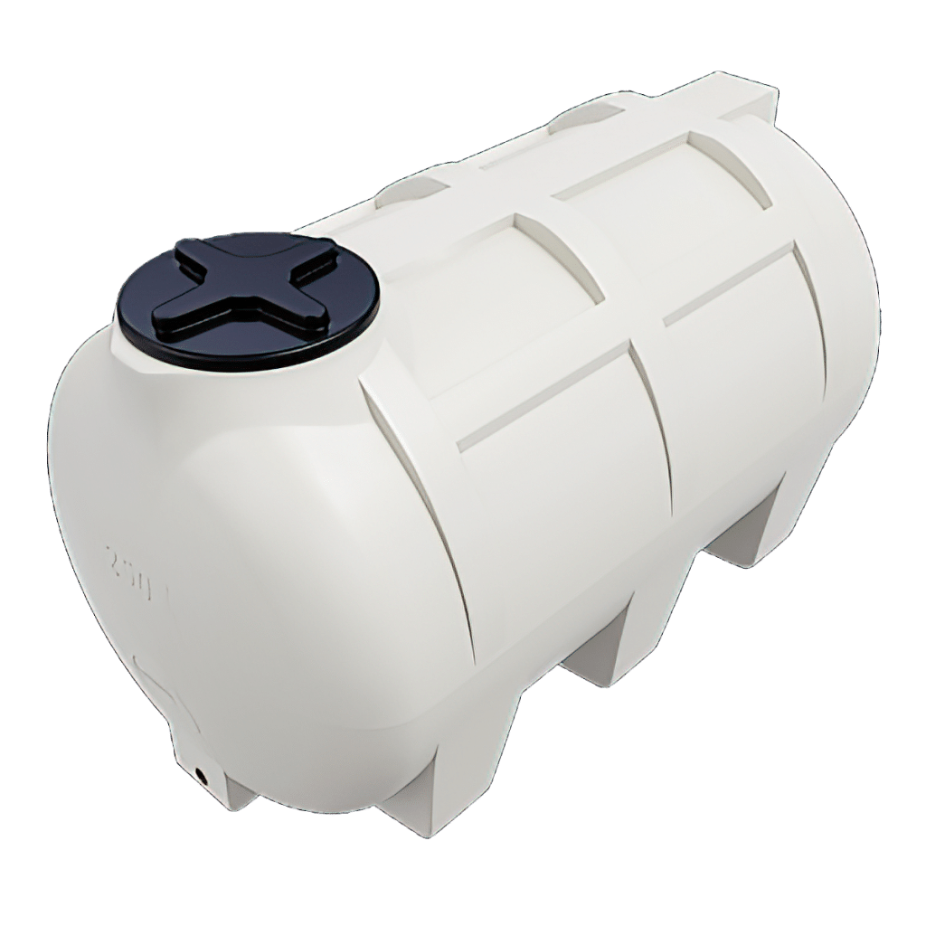 Plastic storage tank, horizontal 5000L