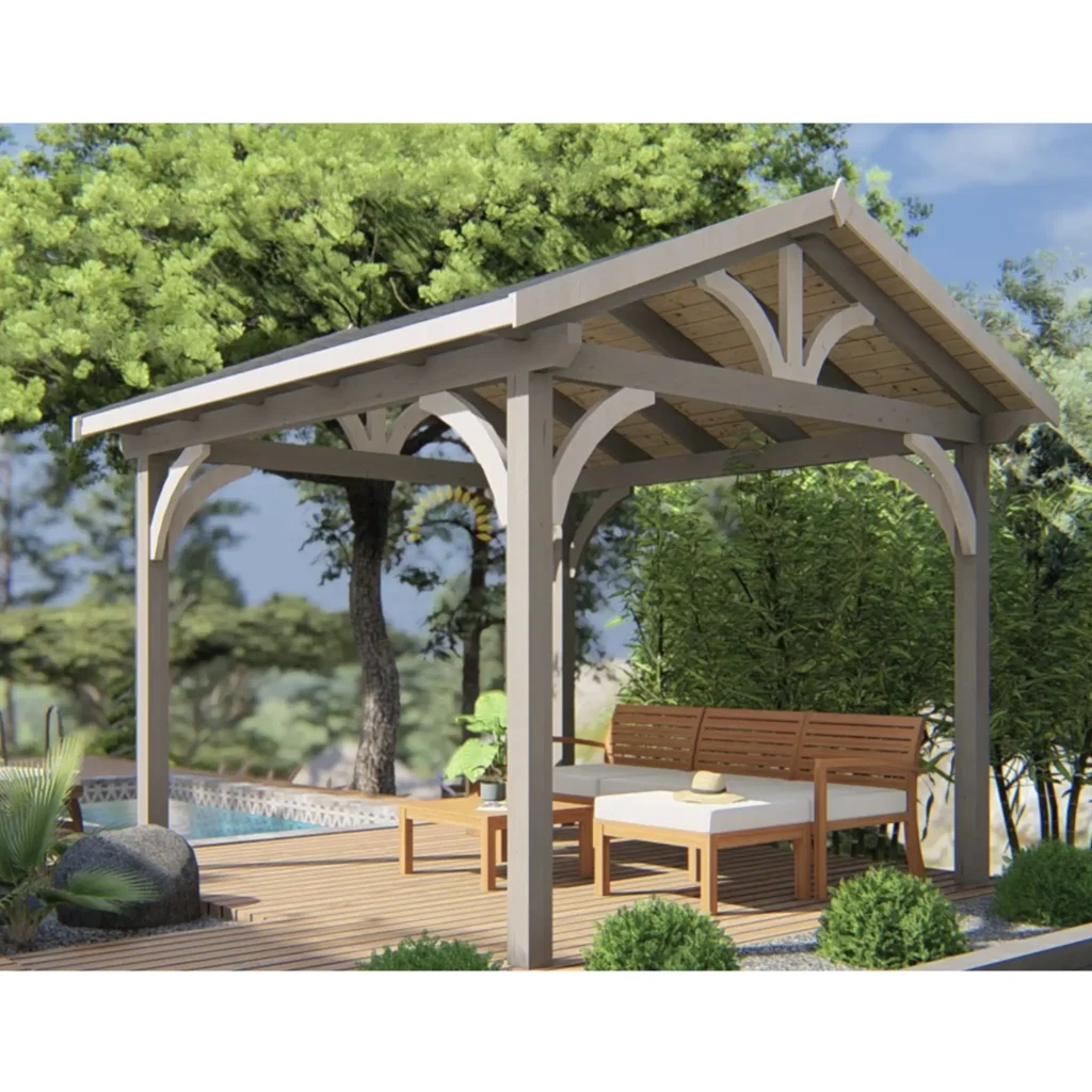 Arbour pergola rose (3 m x 3 m)
