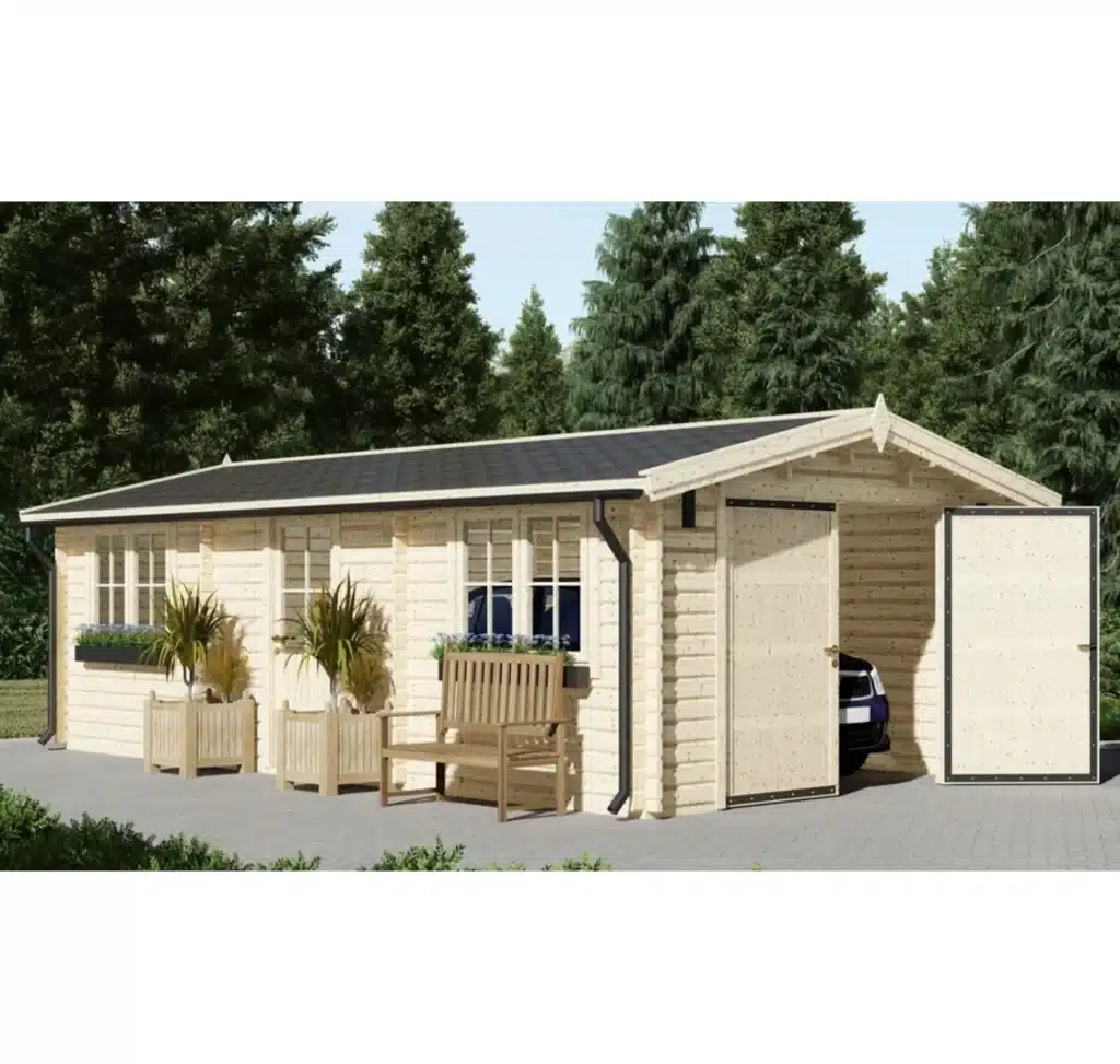 Garage Woody 3.7 m x 7.2 m (26.8 m²)