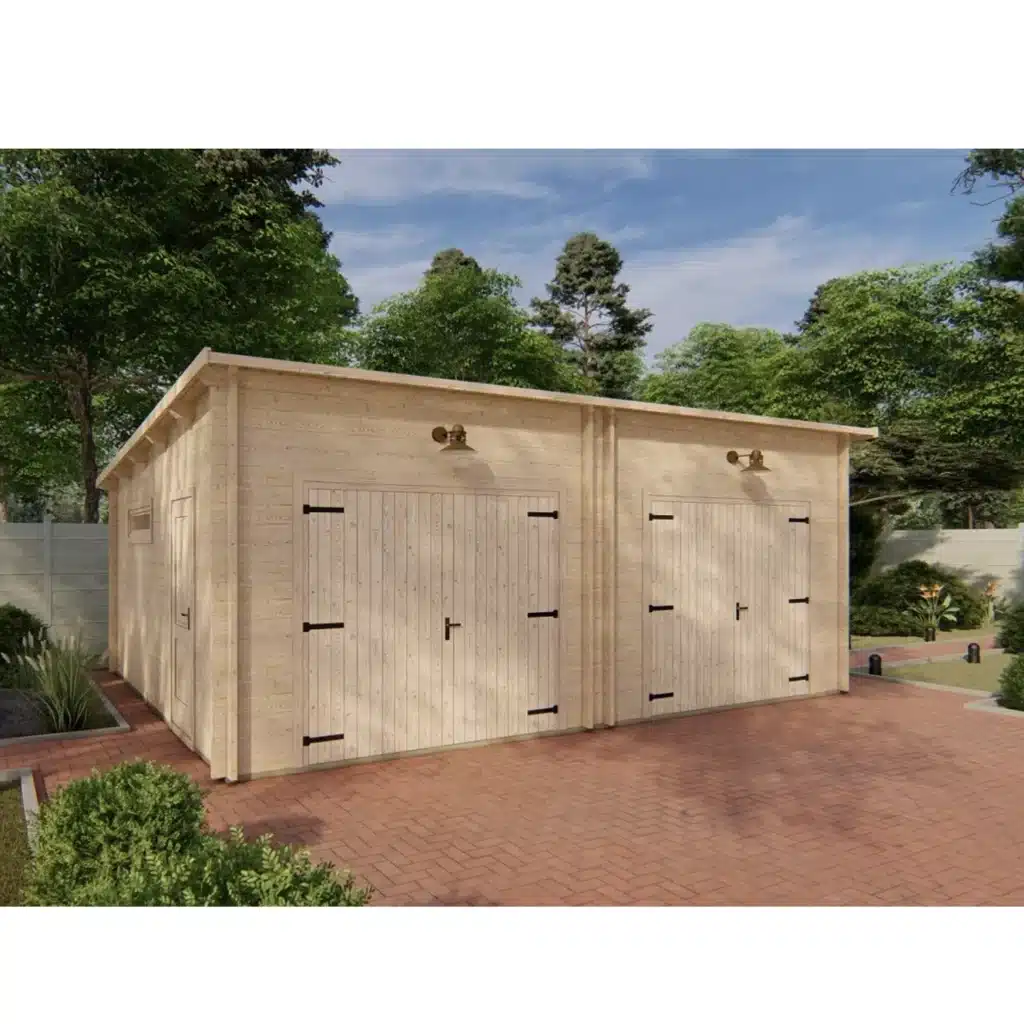 Modern garage 7m x 5.5m