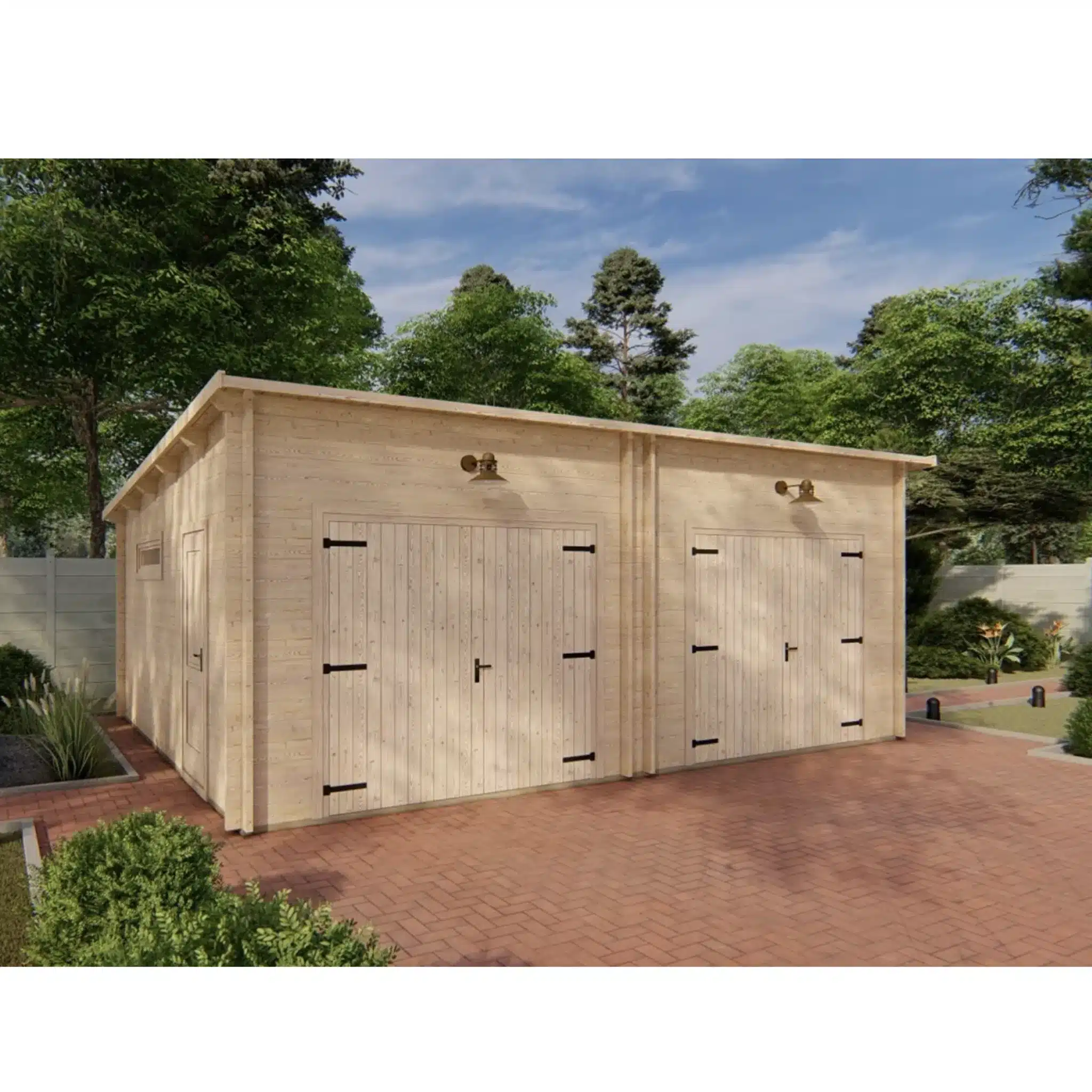 Modern garage 7m x 5.5m