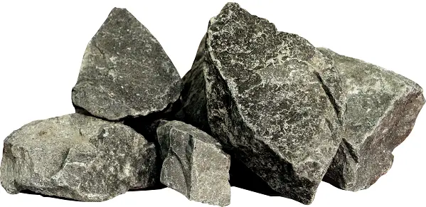 Natural gabbro-diabase sauna stones 7–15 cm (20 kg)