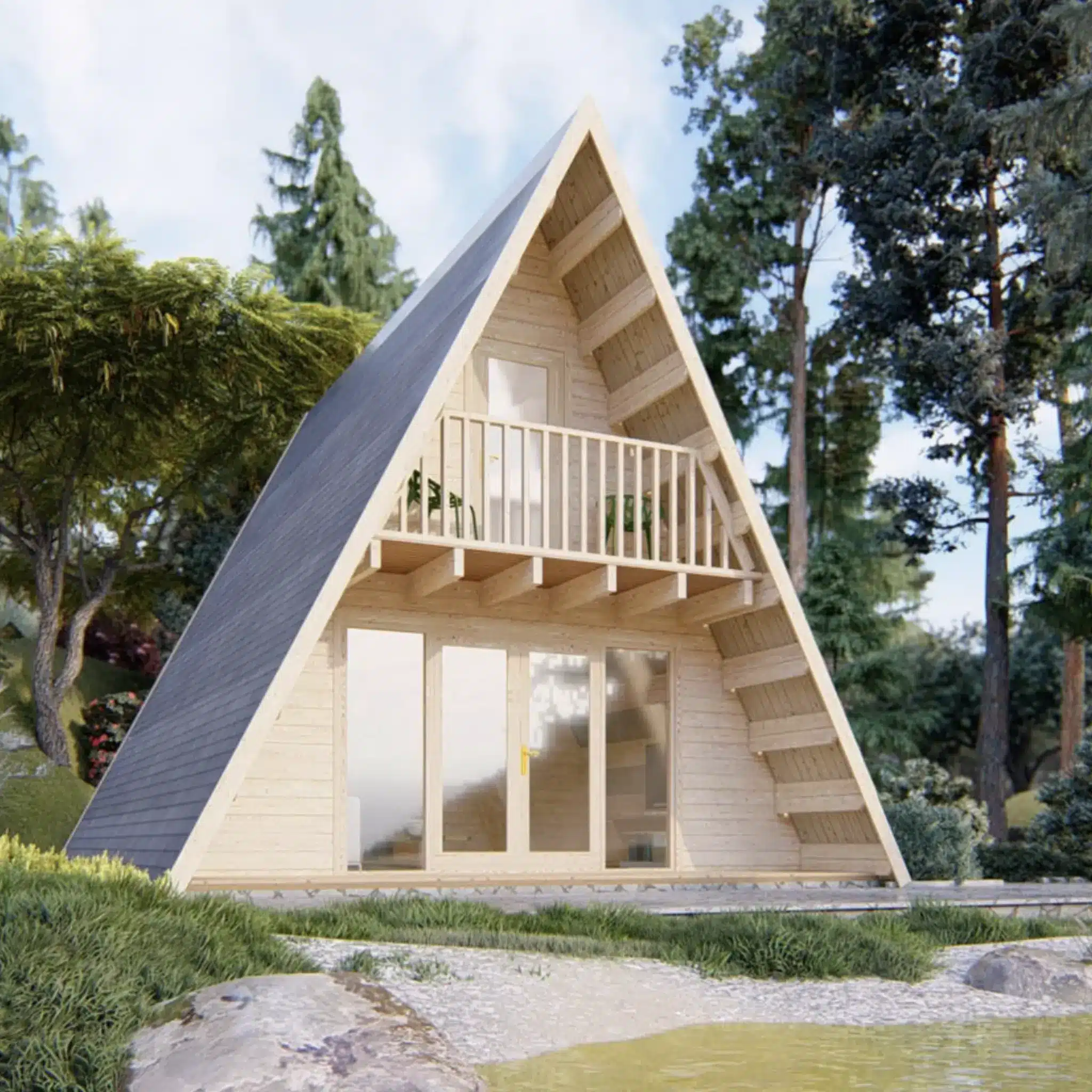 A-framed house MOOS 52 m²