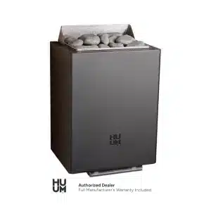 Electric heater HUUM CORE Wall 6 black 6kW + FREE heater stones!