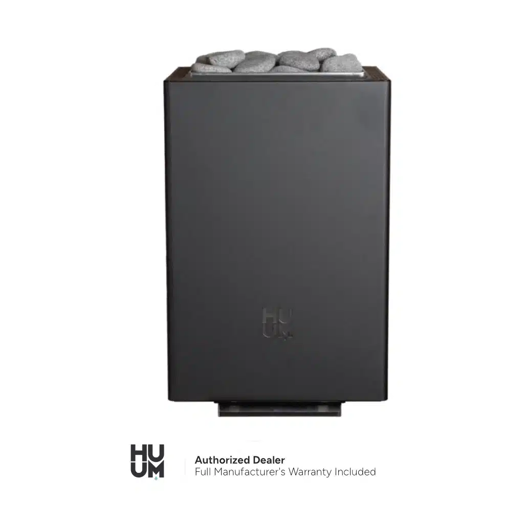 Elektrikeris HUUM CORE Wall Mini Combi 4 must 3,6kW