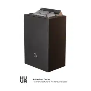 Electric heater HUUM CORE Wall Mini 3 black 3kW + FREE heater stones!