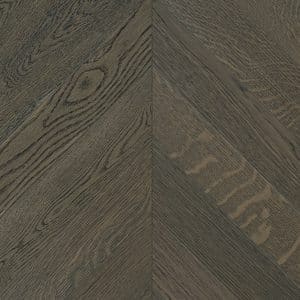 Esta Parket Chevron Oak Nordic S Lava Grey Extra Matt Lacquered Gloss 5%
