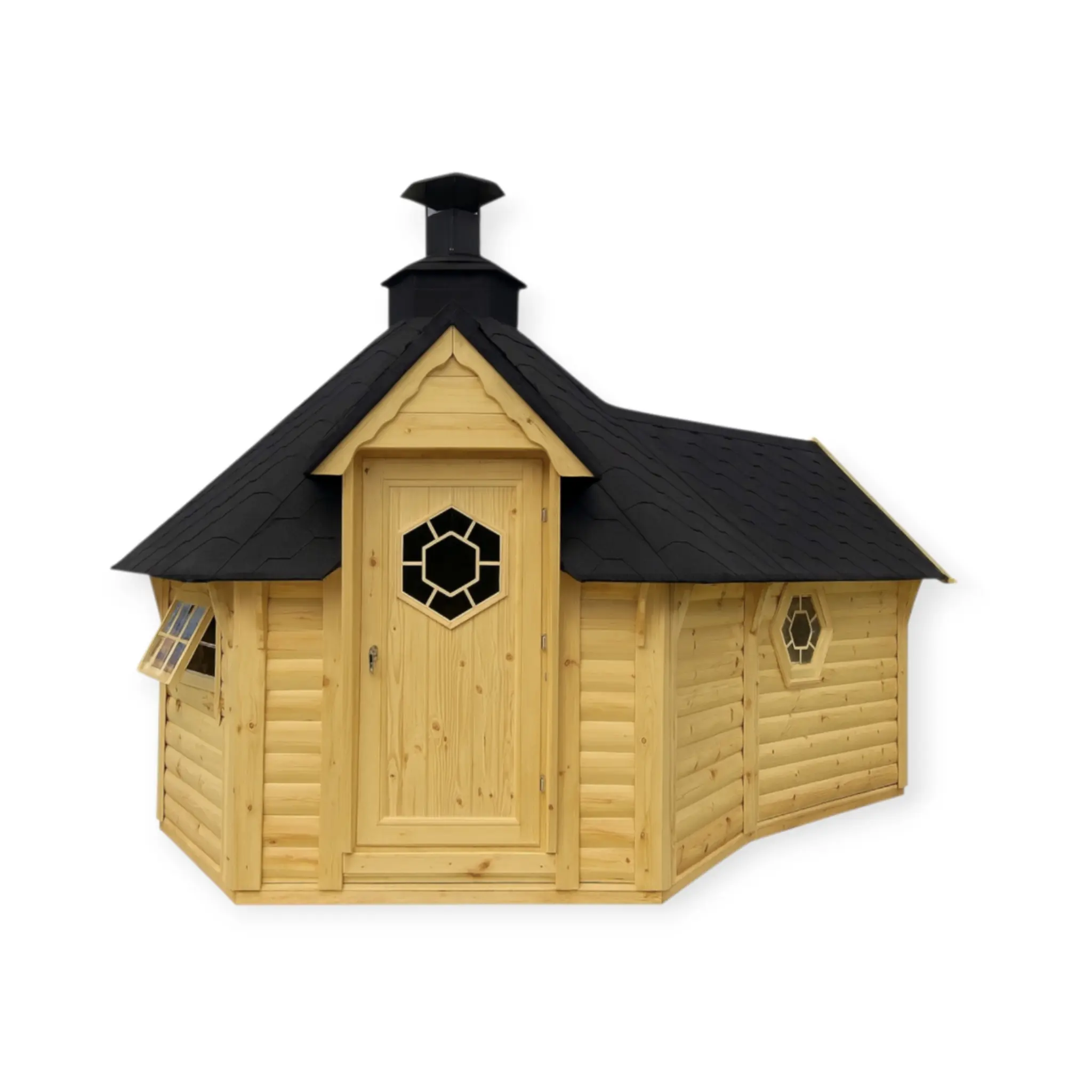 Grill cabin 9.2 m² with sauna in 2.5 m extension