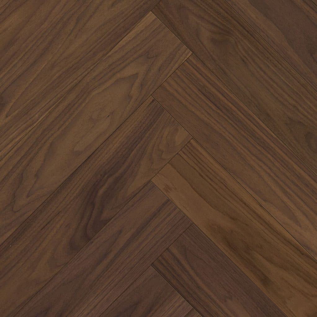 EstaParket Herringbone Walnut City 4B Extra Matt Lacquered Gloss 5%