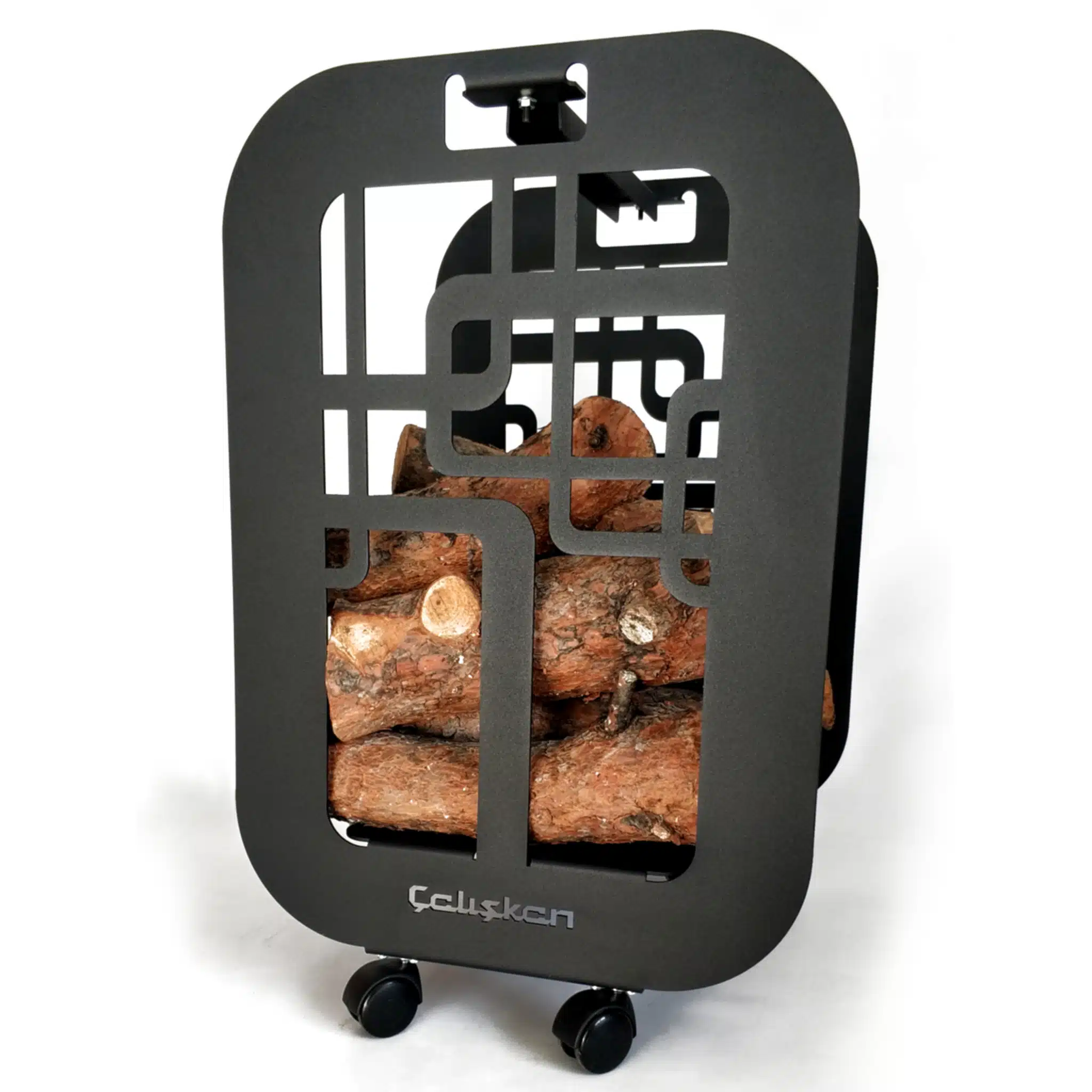 Caliskan Woodbin 601 with Portable Wheels