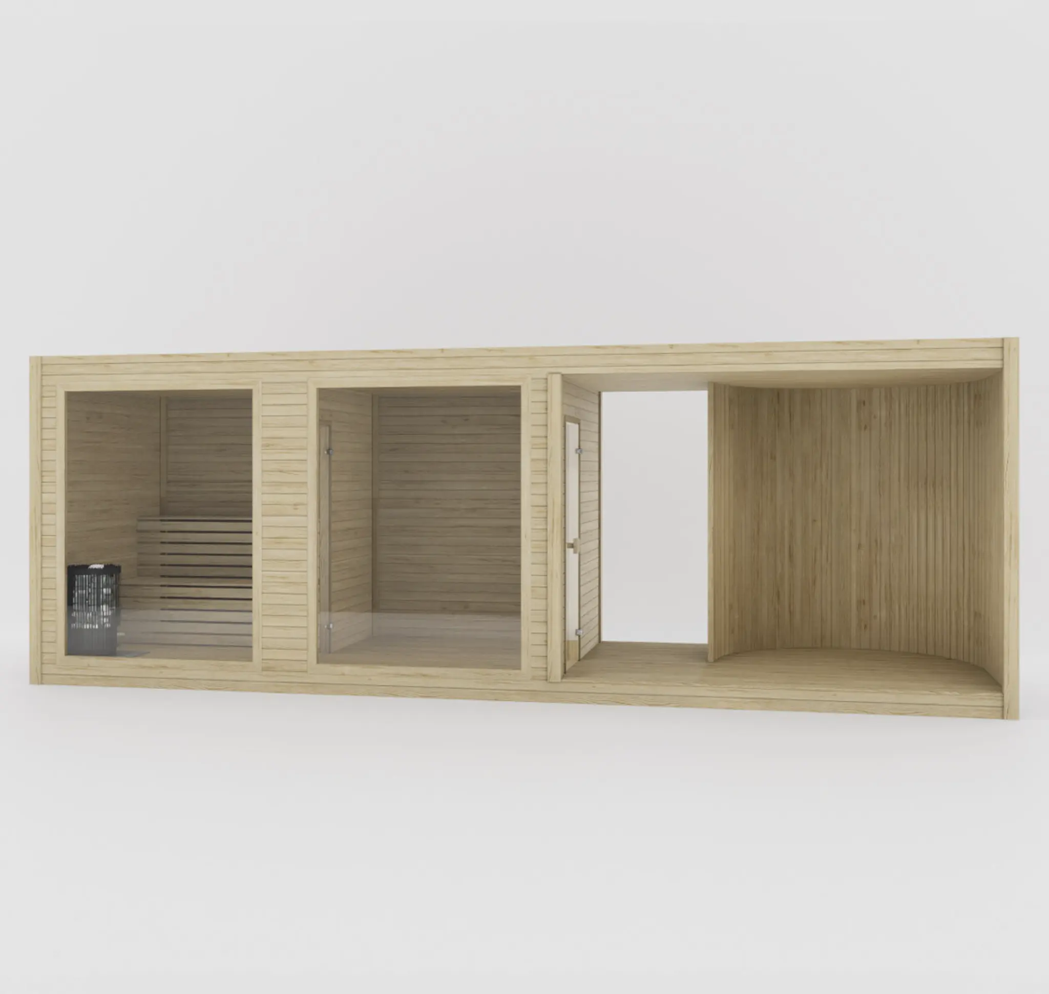 Tauras Modular Balance Sauna for 12 people