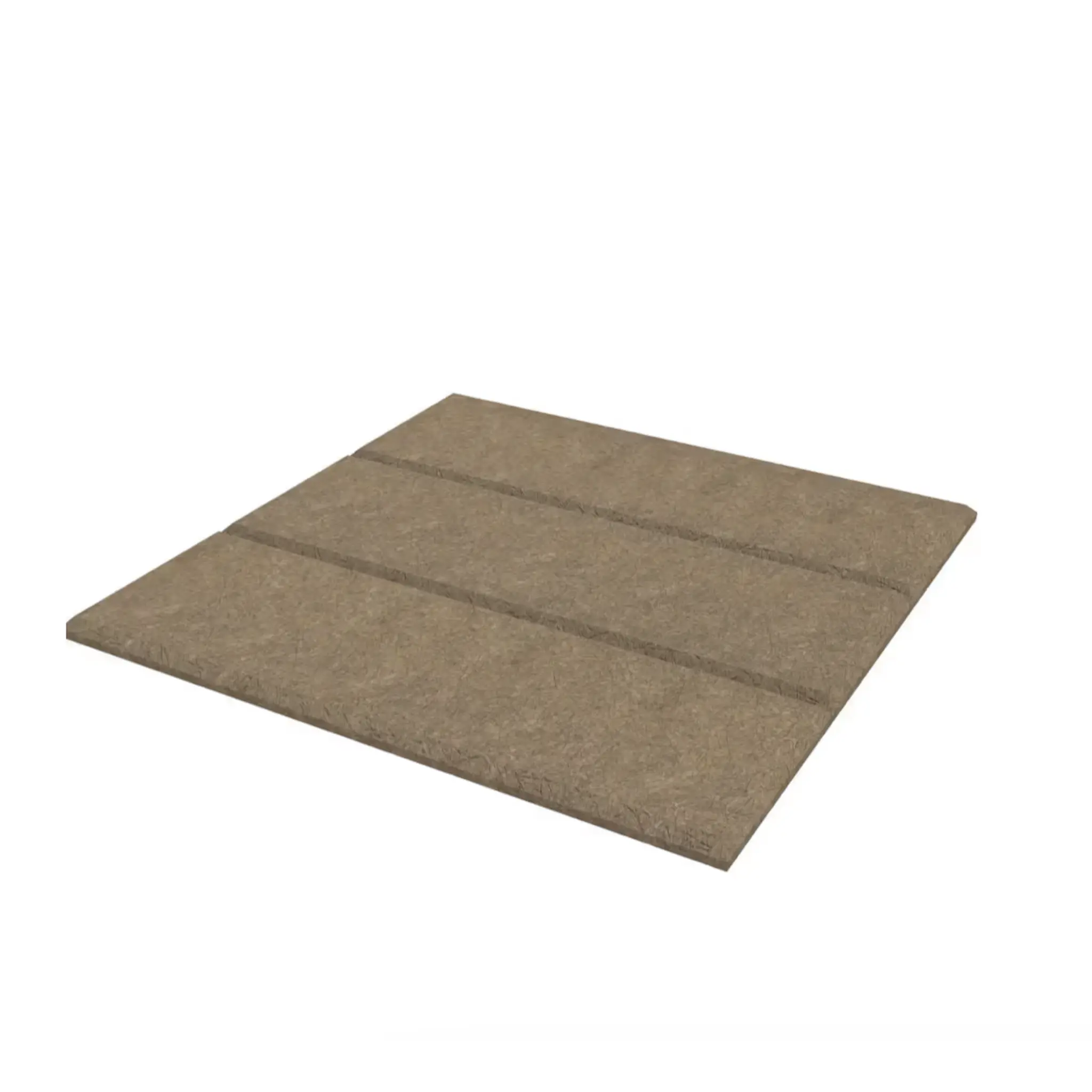 Acoustic felt panel 9 × 300 × 300 mm Linea dark brown, 4 pcs