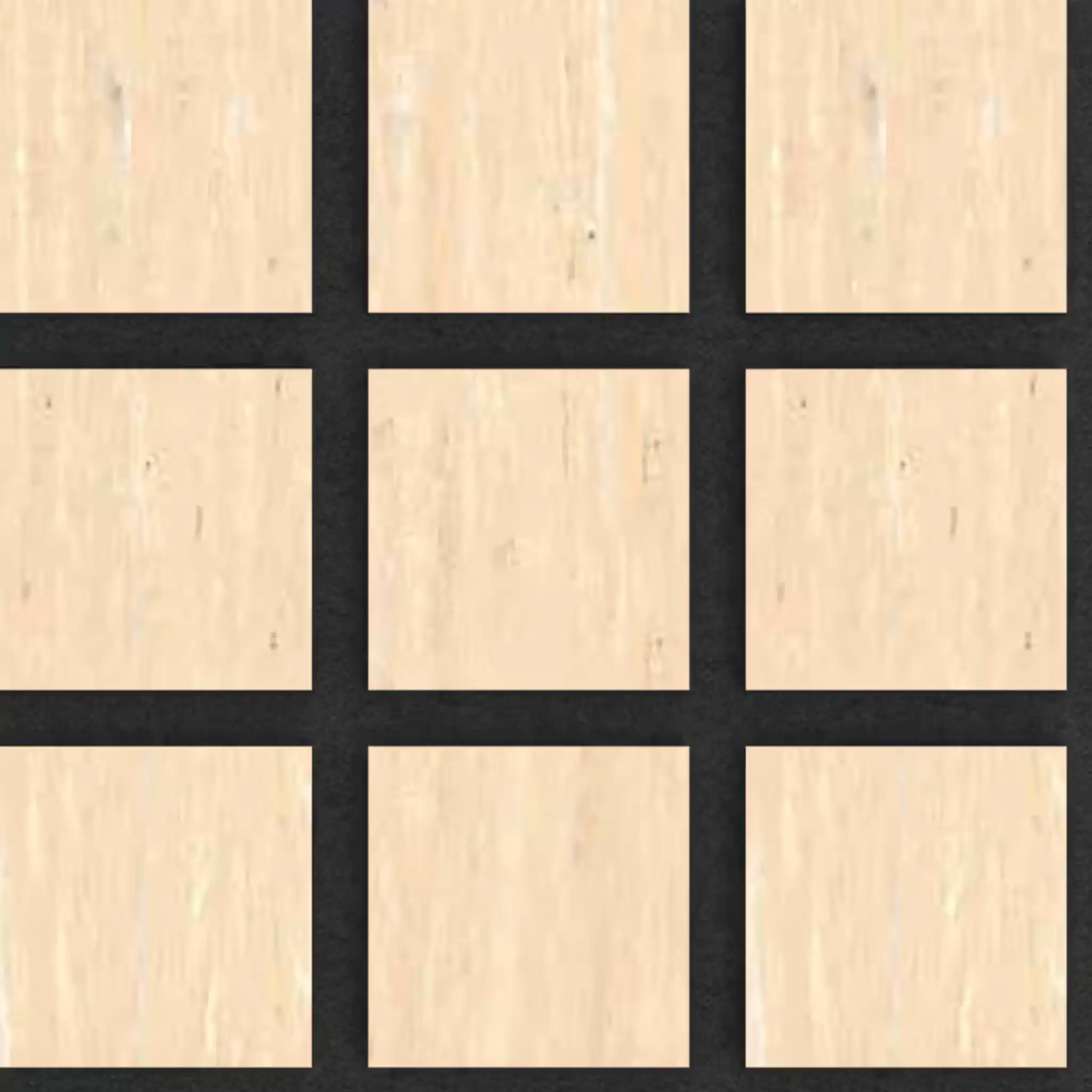 Acoustic panel 18 × 300 × 300 mm Gridus birch