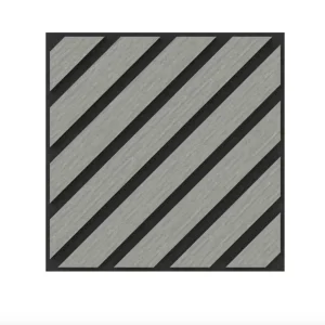 Acoustic panel 18 × 300 × 260 mm Tenebra grey