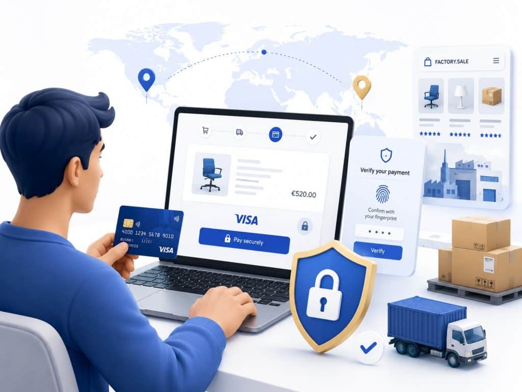 Pay securely on Factory.Sale with Visa Secure.