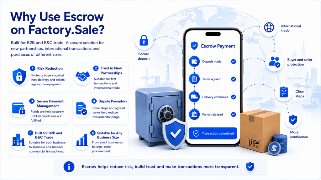 How Escrow Works on Factory.Sale